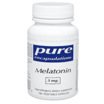 Melatonin 3mg by Pure Encapsulations (60 caps)