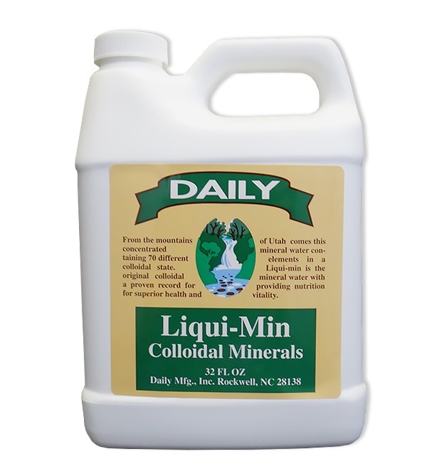 Liqui Min (Colloidal Minerals) by Daily Manufacturing (32 fl oz)
